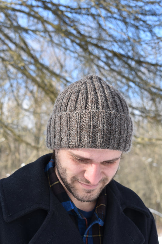PDF PATTERN - Basic Ribbed Watch Cap